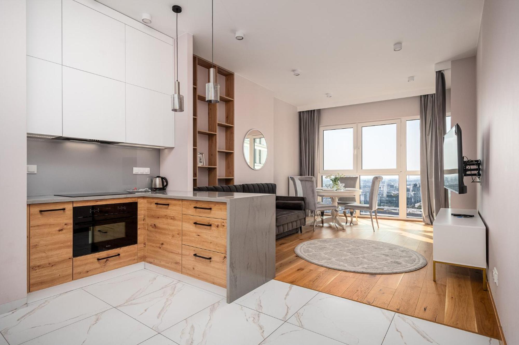 Kasprzaka 29 Wola Tower 3 Rooms, 80m2 16th Floor, Free Garage By Perfect Warszawa