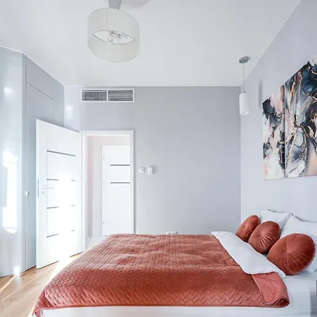 Kasprzaka 29 Wola Tower 3 Rooms, 80M2 16Th Floor, Free Garage By Perfect Apart Warsaw Exterior photo