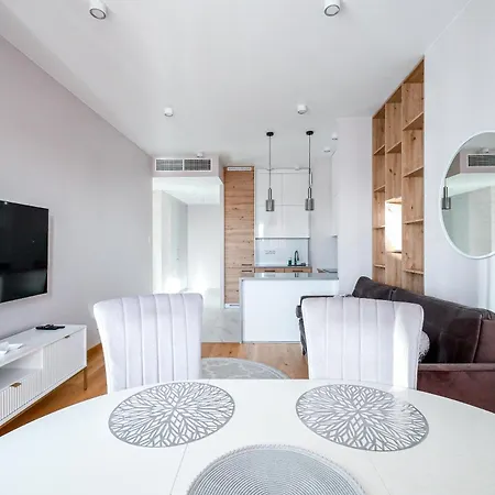 Kasprzaka 29 Wola Tower 3 Rooms, 80M2 16Th Floor, Free Garage By Perfect Apart Warsaw Exterior photo